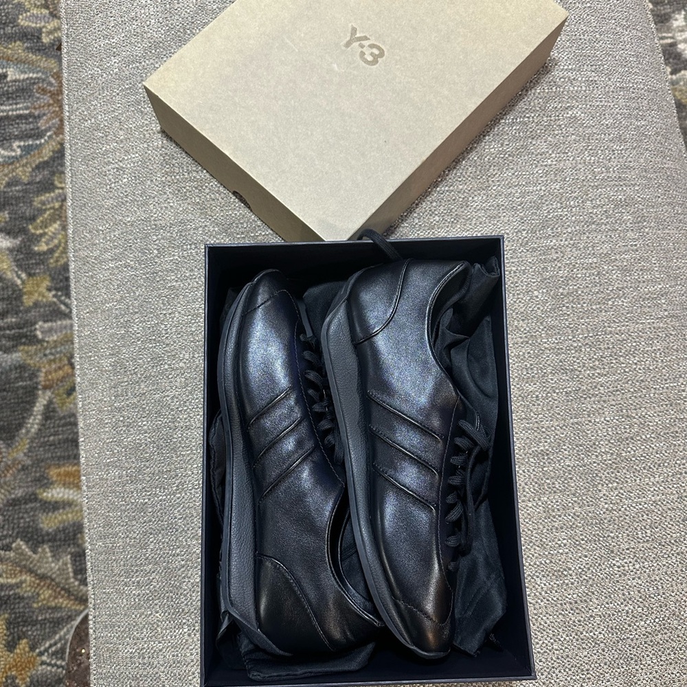 Y-3 Sleek Black Sneakers